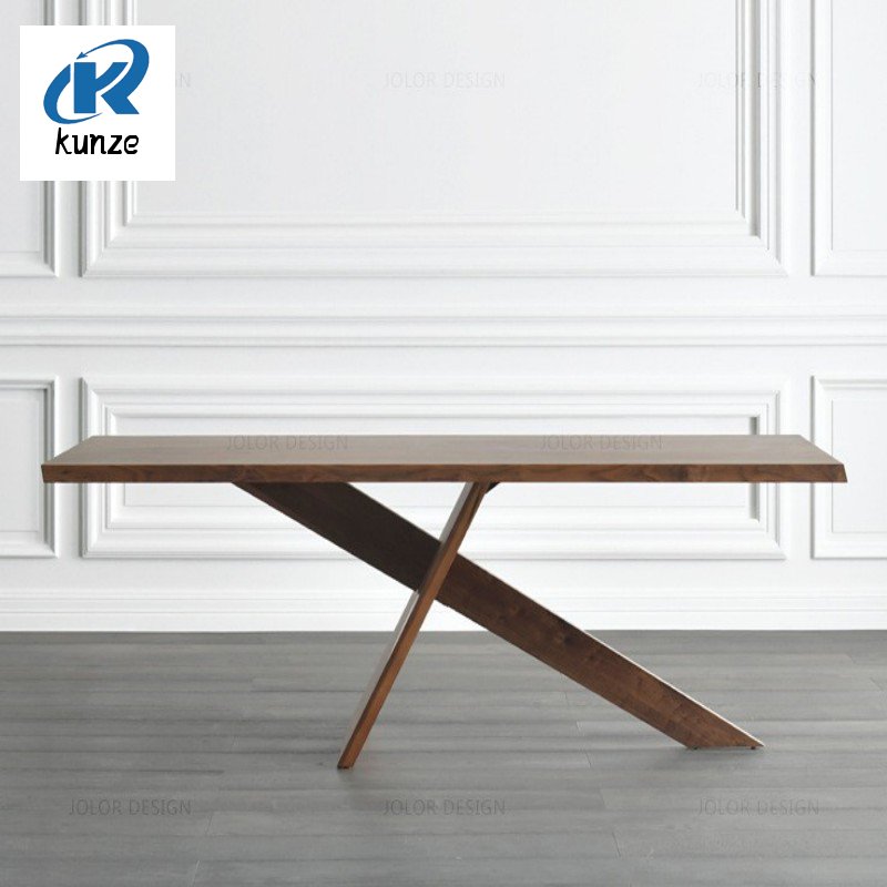 Factory Wholesale Dining Room Furniture Solid Full Stave Oak Wood Dining Table