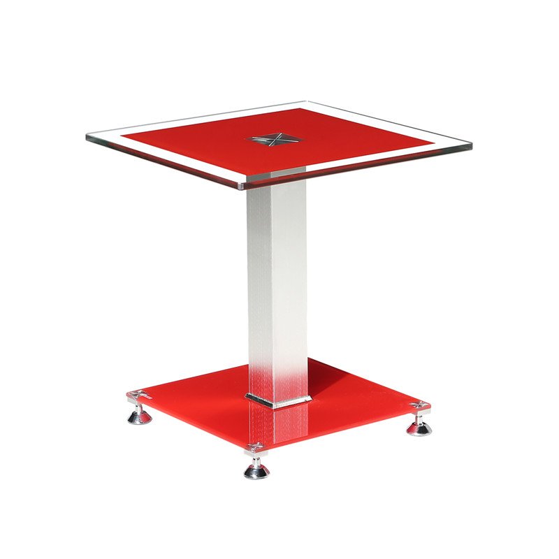 Factory Cheap Price Modern Home Small Clear Glass Top Round Sofa Side Coffee Table