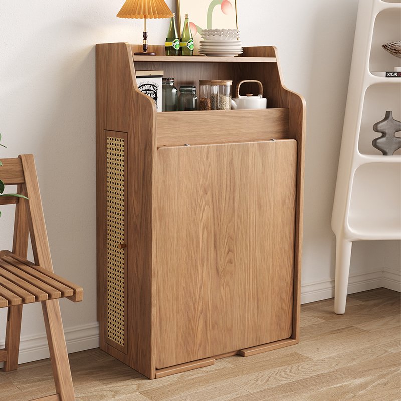 Simple Small Apartment Wooden Table Household Retractable Folding Dining Table