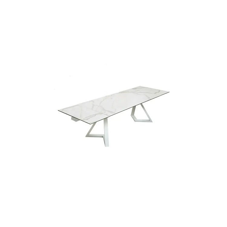 white black ceramic expandable space saving dining table and chairs