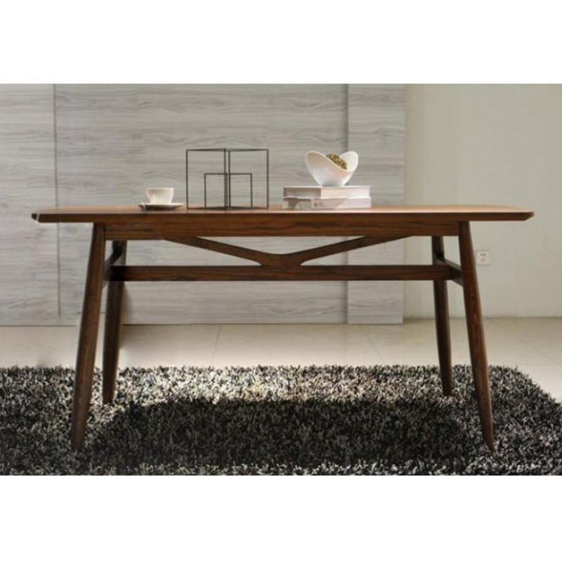 European nordic style dining room set modern solid wood dining table 6 seater