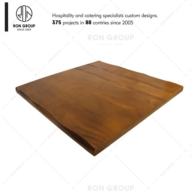 Wholesale Cafe Shop Restaurant Furniture Nordic Vintage Industrial Modern Black Metal Iron Table Base Solid Wood Dining Table