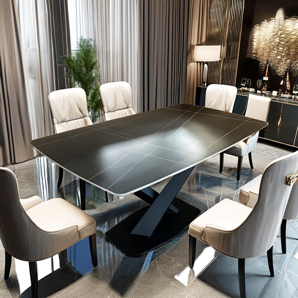 Marble Luxury Set Living Room Table Hotel Europe Style Elegant Table Factory Direct Sales Decorative Ceramic Table