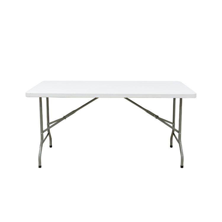 Wholesale hot selling white rectangular folding tables modern dining hotel folding table for party