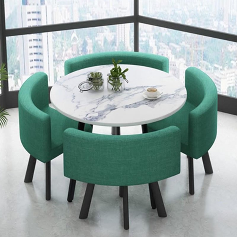Luxury Modern Hotel Restaurant Wedding Dining Room Furniture Marble Dining Table Set Dining Tables