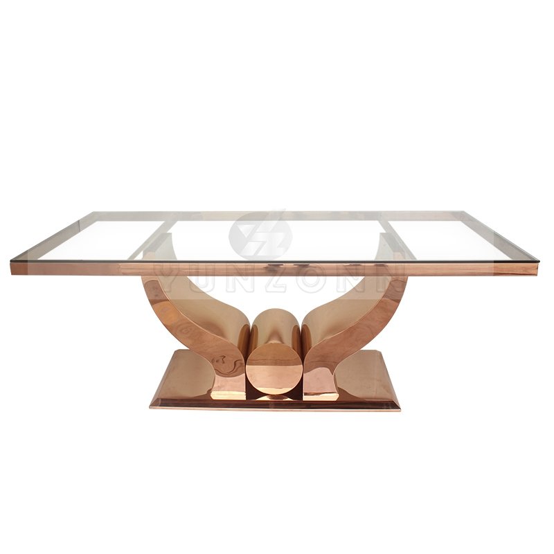 Modern Luxury Dining Room Furniture Elegant Home Dining Table in Metal for Restaurant Living Room or Outdoor Use for Hotels
