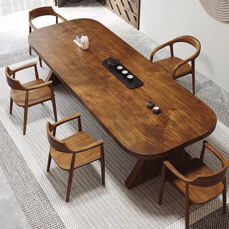 Wholesale price restaurant table solid wood dining table for hotel cafe tea table