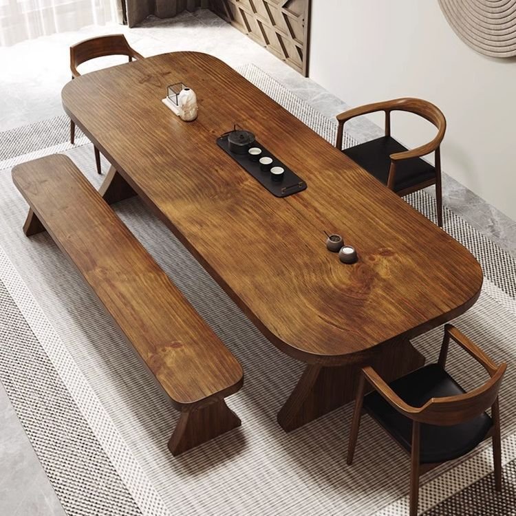 Wholesale price restaurant table solid wood dining table for hotel cafe tea table