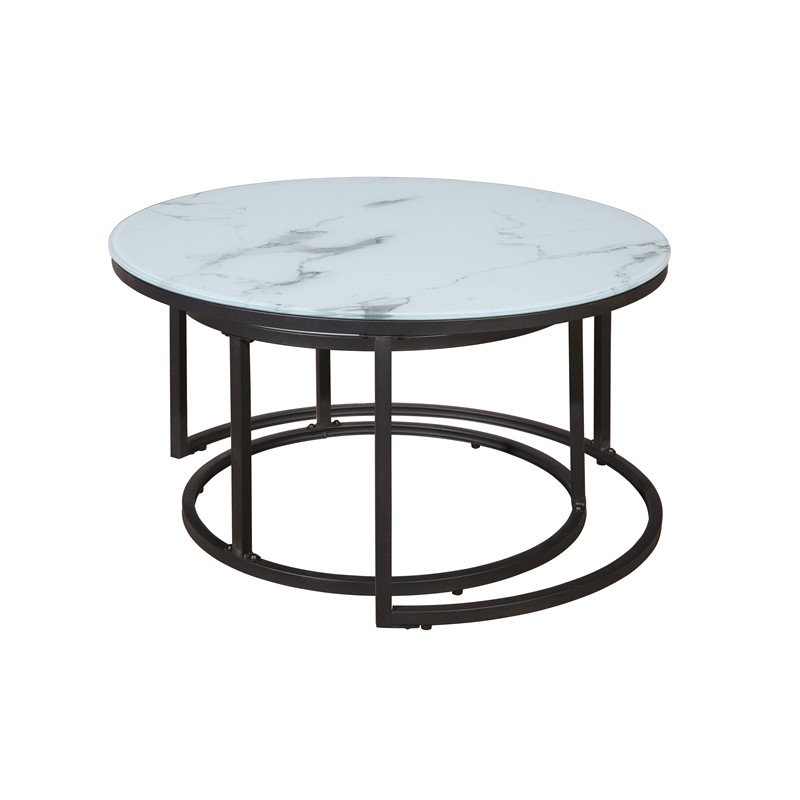 High standard production living room smart furniture table coffee round nordic nest table living room