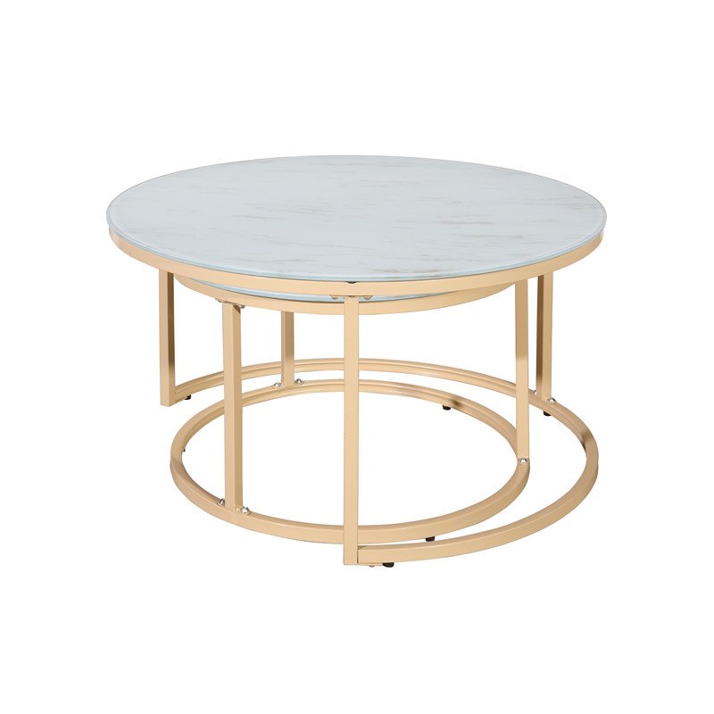 High standard production living room smart furniture table coffee round nordic nest table living room
