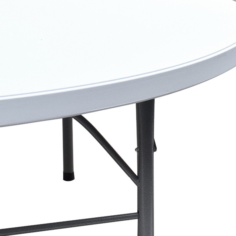 Round Folding Dining Tables HDPE Wholesale Outdoor Furniture Plastic 72 inch folded table
