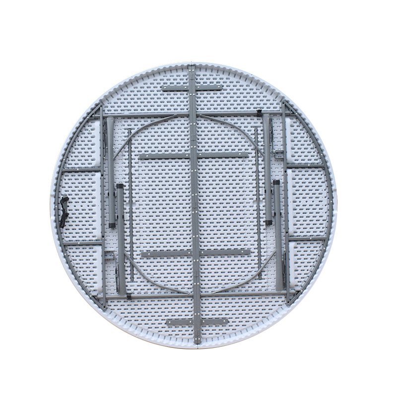 Round Folding Dining Tables HDPE Wholesale Outdoor Furniture Plastic 72 inch folded table
