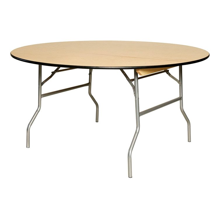 Hot Sale Hotel Use Banquet Round Table Stacking Folding Banquet Hall Table For Wedding
