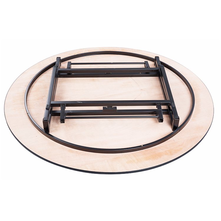 Hot Sale Hotel Use Banquet Round Table Stacking Folding Banquet Hall Table For Wedding