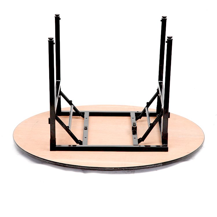 Hot Sale Hotel Use Banquet Round Table Stacking Folding Banquet Hall Table For Wedding