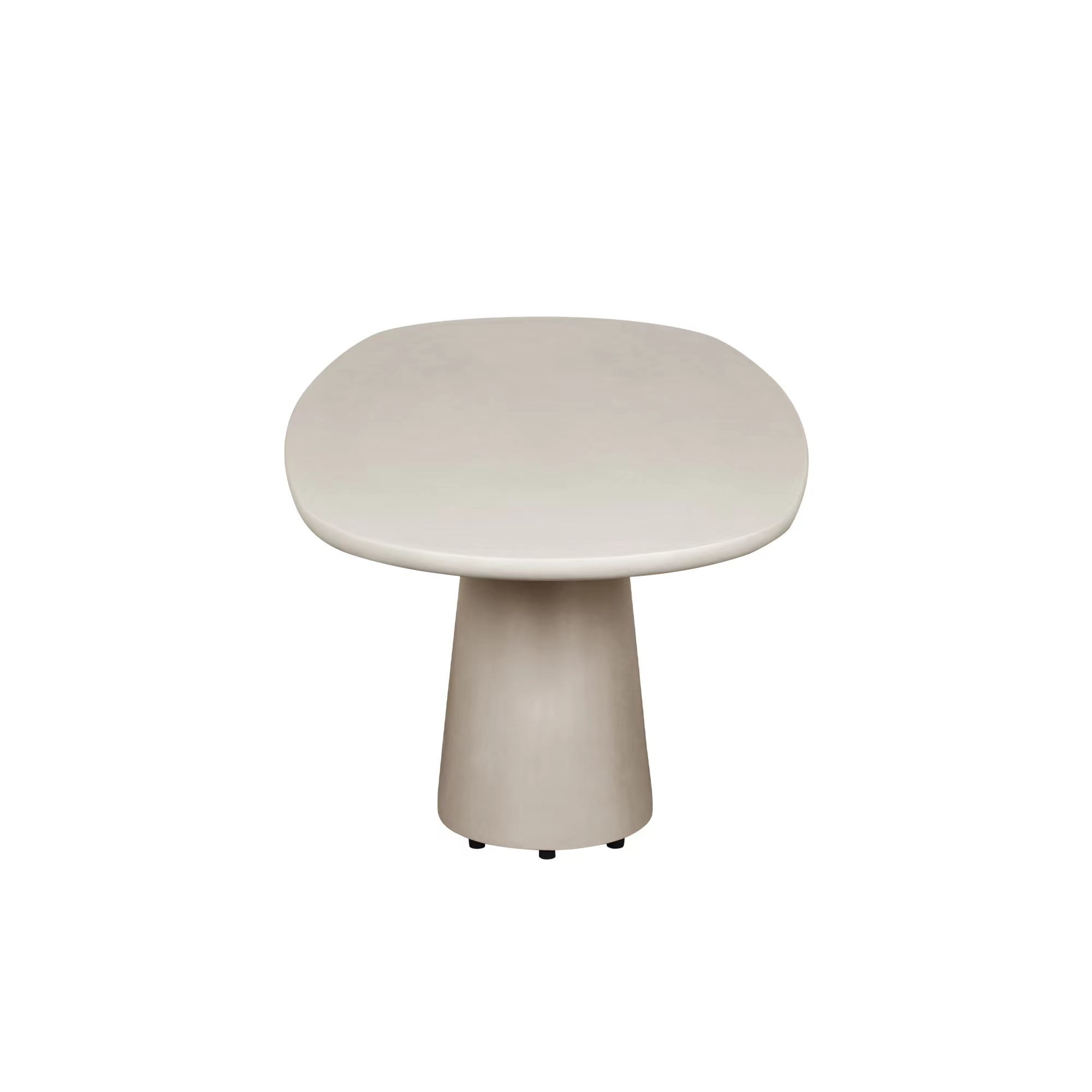 Cement Marble Dining Table 6 Chairs Modern Furniture Oval Dining Room Table Dining Table Set For 6-8