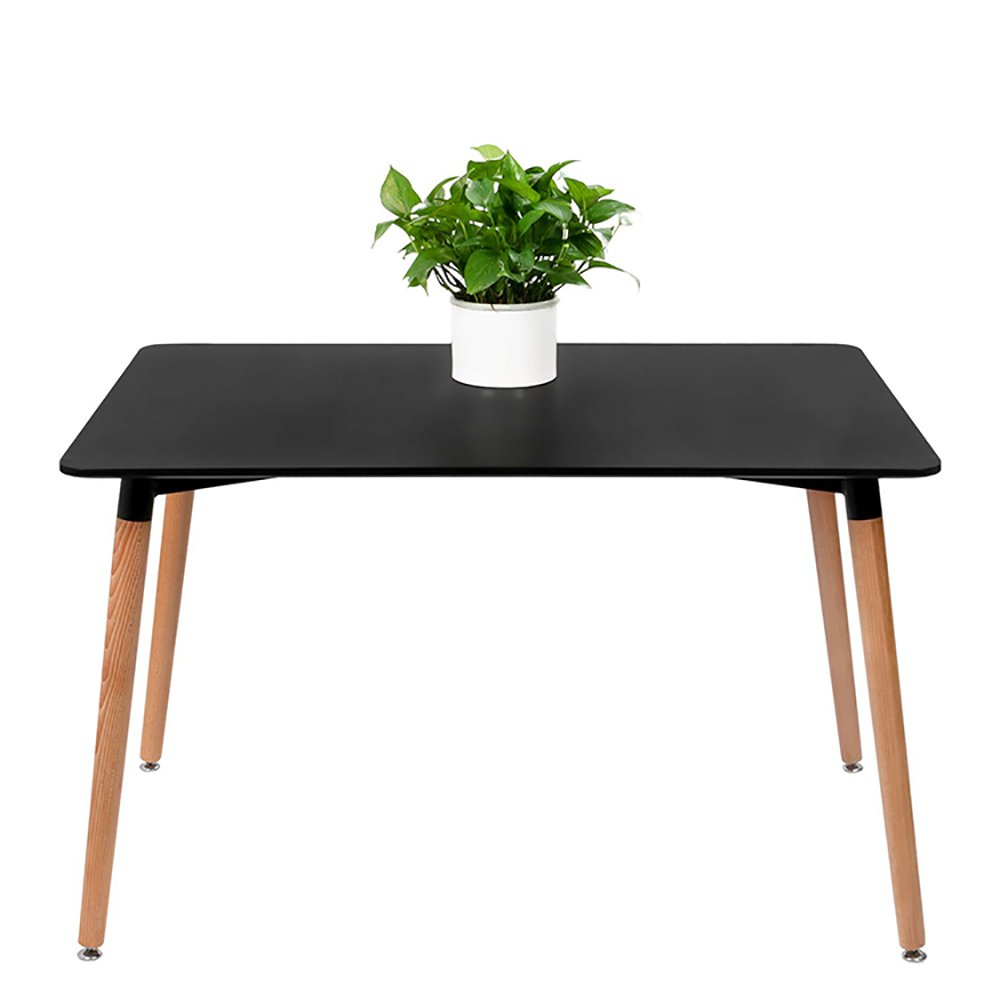 Cheap Kitchen living room furniture Black White luxury dining room round table dinning table and chair set 4 chairs seater