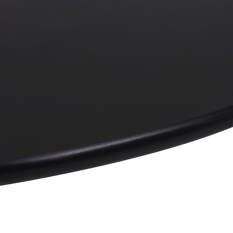 8mm Black round Tempered Glass Table Top for Modern Home Office for Dining Room Furniture Workshop Versatile Home Furnishing