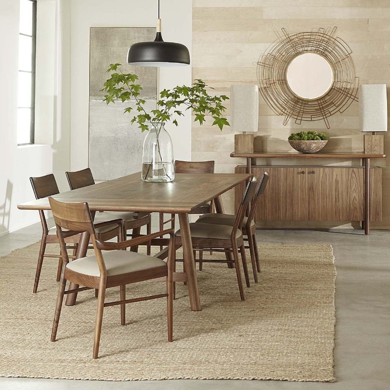MOREDESIGN Live Edge Modern Factory Price Wooden Kitchen Furniture Solid Walnut Wood Slab Restaurant Dining Table Top