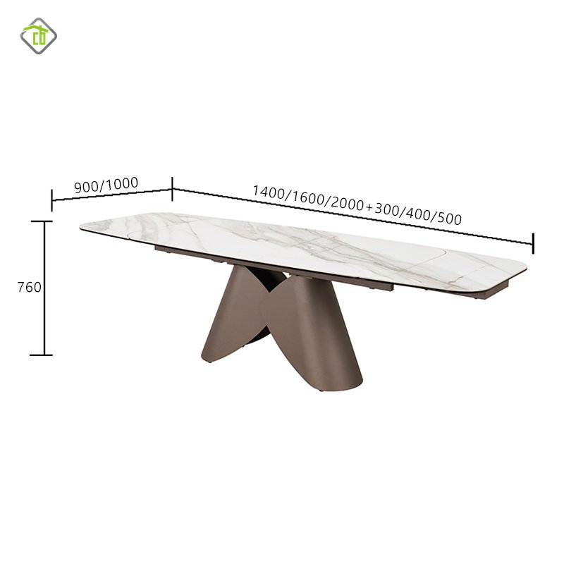 Professional Manufacturer Quality Wholesale Wholesale light luxury marble dining table and chairs Multi-functional dining table