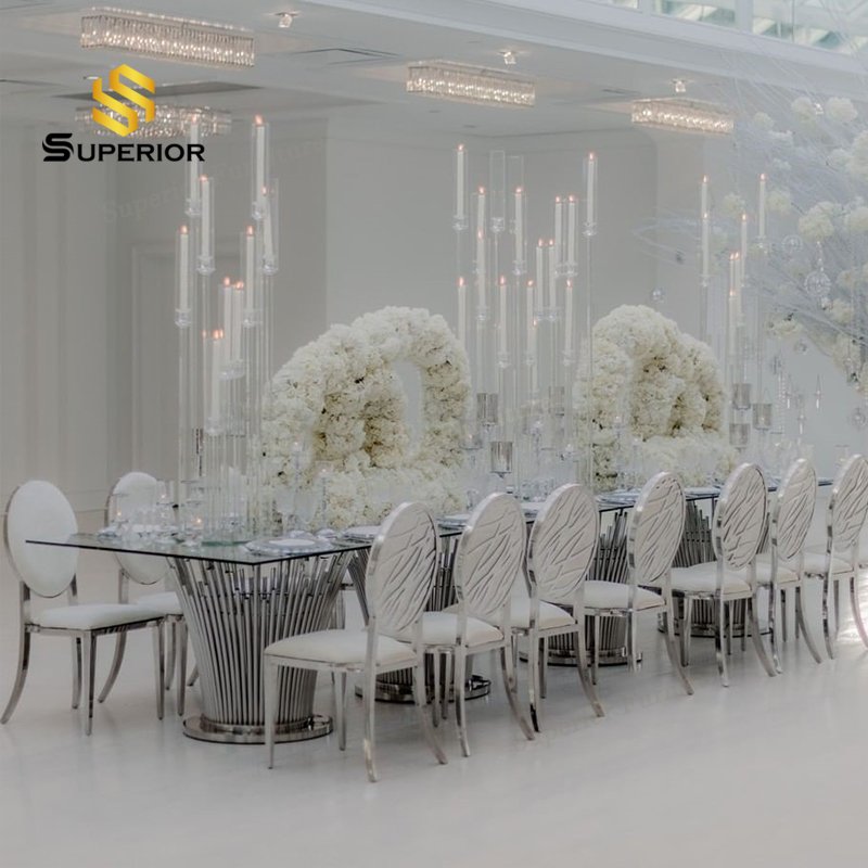 12 seater party rental luxury round mesas para eventos event centres wedding banquet table