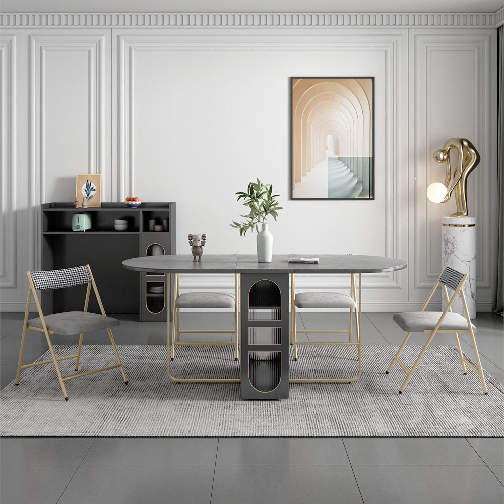 Restaurant Counter Design Dining Chairs And Tables Removable Retractable Home Living Room Folding Dining Chairs Tables