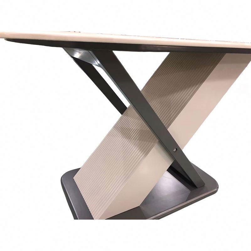 Luxury Custom Modern Design Rectangle Marble Top 4 Seater 6 Seater Dining Table Sets Dining Tables Dining Room Furniture