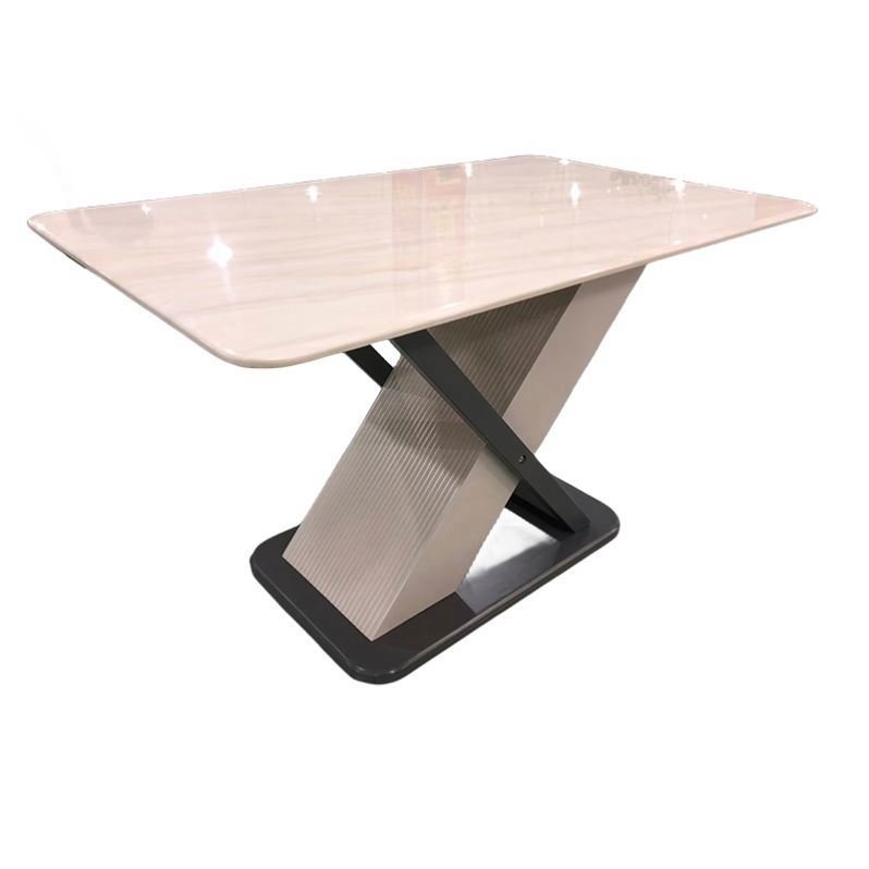 Luxury Custom Modern Design Rectangle Marble Top 4 Seater 6 Seater Dining Table Sets Dining Tables Dining Room Furniture