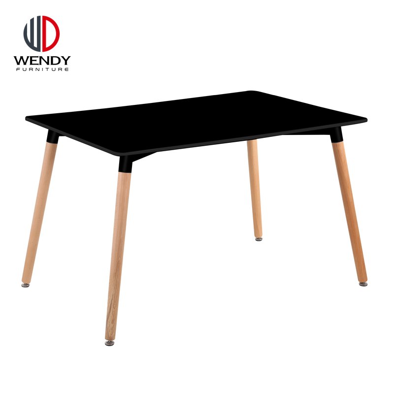 modern design white dining table set with 6 chairs
