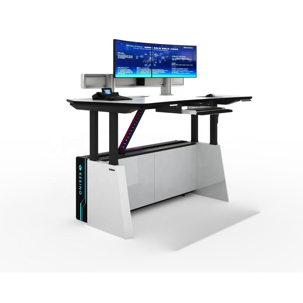 broadcasting furniture console table desk monitoring command center security control room equipment furniture room control