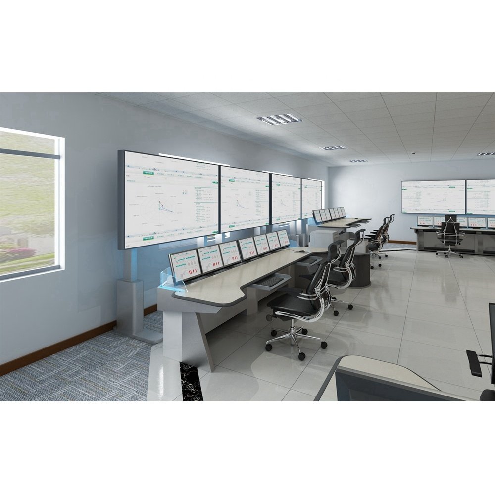 broadcasting furniture console table desk monitoring command center security control room equipment furniture room control