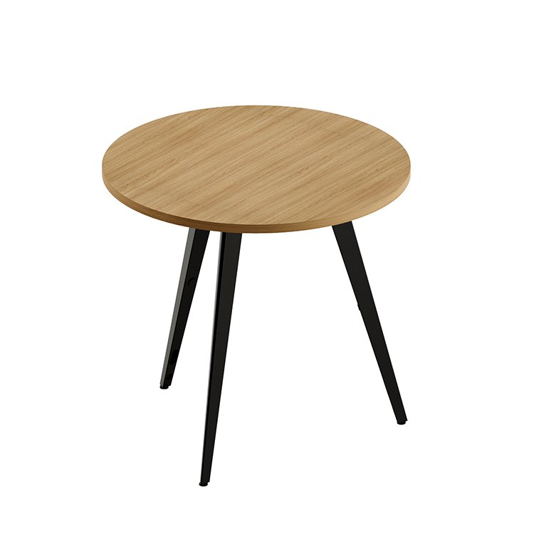 Modern Design Steel Legs Rectangle Small Round Meeting table For Office Home