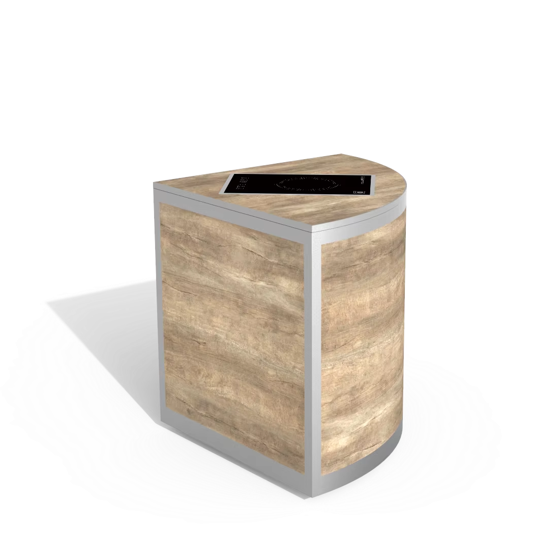 New arrival arc shaped buffet tables hotel catering restaurant buffet table