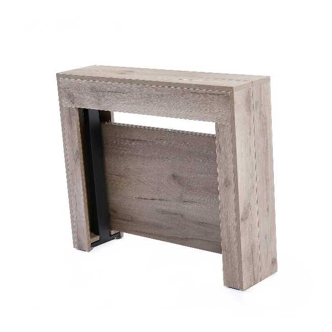 Transformer Expandable Console Dining Table Set Space Saving Furniture for Farmhouse Workshop Villa Home Bar or Event