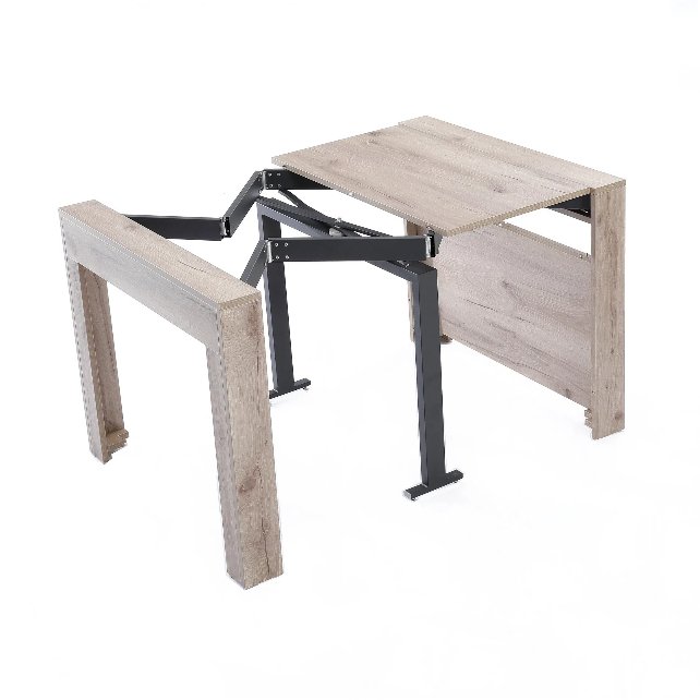 Transformer Expandable Console Dining Table Set Space Saving Furniture for Farmhouse Workshop Villa Home Bar or Event