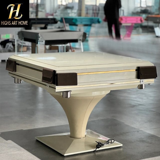Entertainment Furniture Italian Design Villa High End Luxury Electric Silent Automatic Mahjong Table
