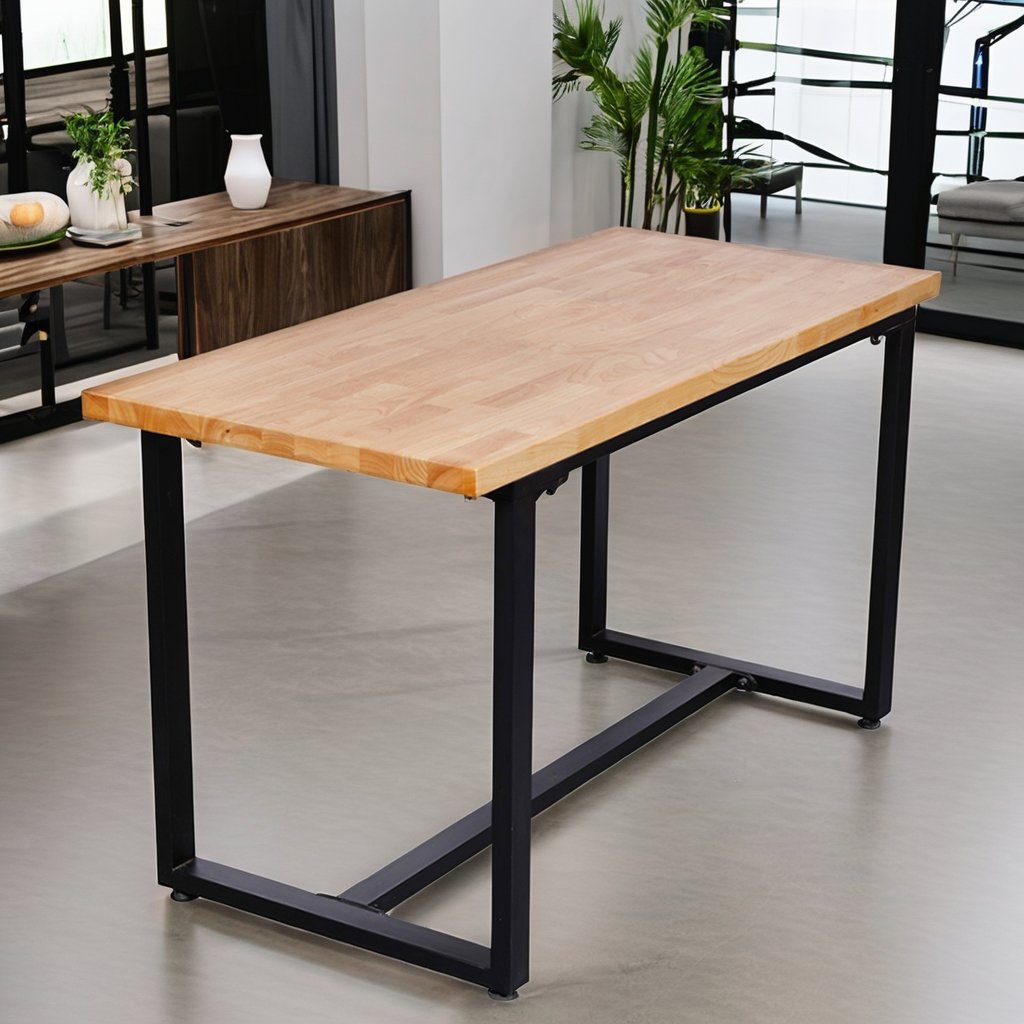 Modern Simple Solid Wood Office Conference Negotiation Table Workbench Library Reading Tables