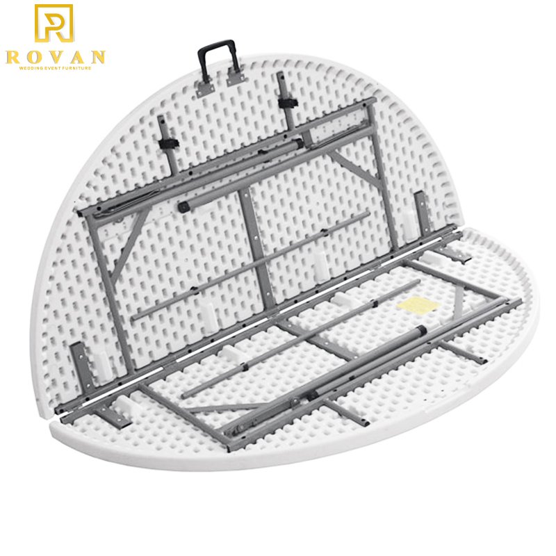 Factory price white round table folding table for wedding banquet event used