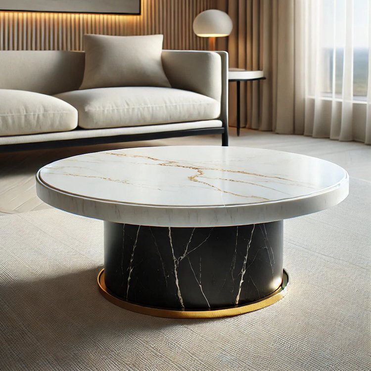 High Hardness No Deformation Round Oval Square Small Table Not Foldable Dining Table Custom Cutting Size Convertible To Chairs