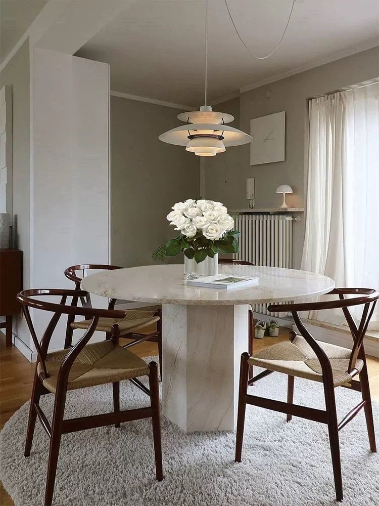 Hot selling Cheap Price Italian Modern Home Rectangular Furniture Marble Top Restaurant Kitchen Dining Table