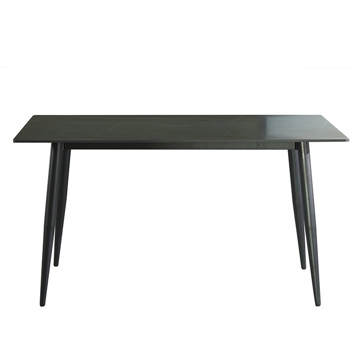 Luxury living room dining room rectangle marble dining table set for 6 seater