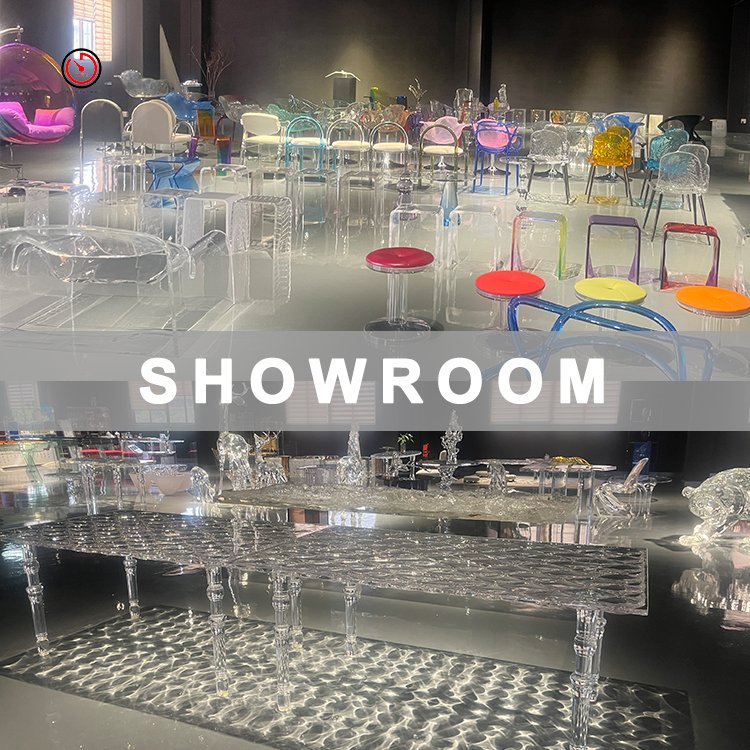 TT fashion acrylic clear home office table wholesale OEM custom outdoor hotel party acrylic dinning table
