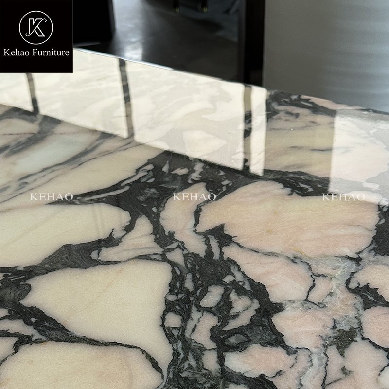 Natural Travertine Dining Table Stone Furniture Dining Table Fluted Oval Marble Travertine Dining Table