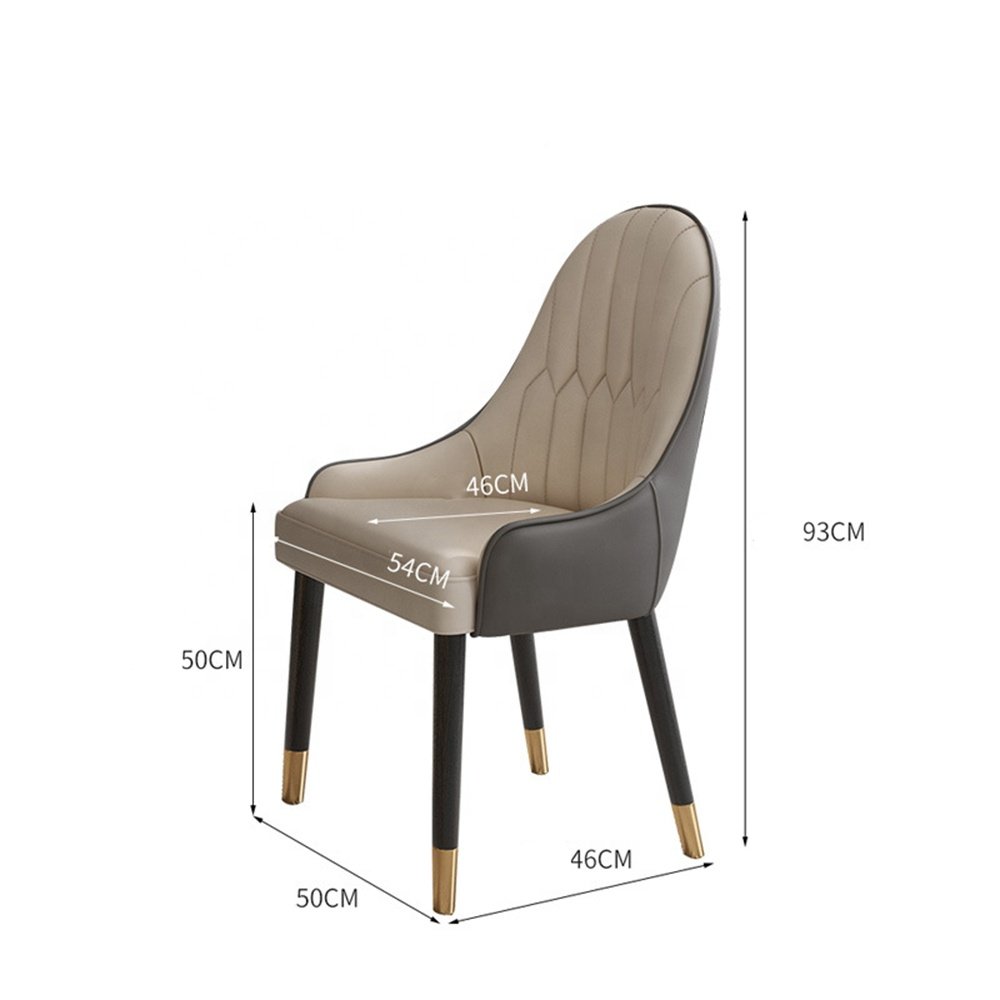 Dining Table and Chair Set 1.8m Dining Table Italian Light Furniture Slate Carbon Steel Round Marble Luxury for Restaurant