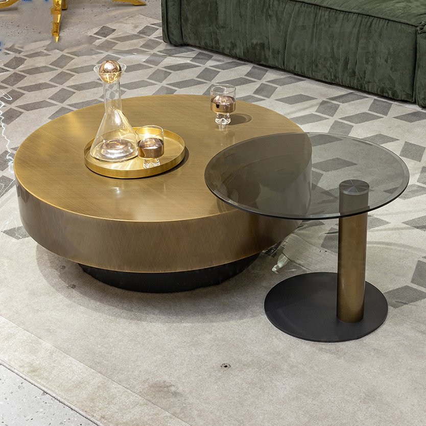 Italian Light Luxury Coffee Table Living Room Household Side Table Minimalist Designer Coffee Table Combination
