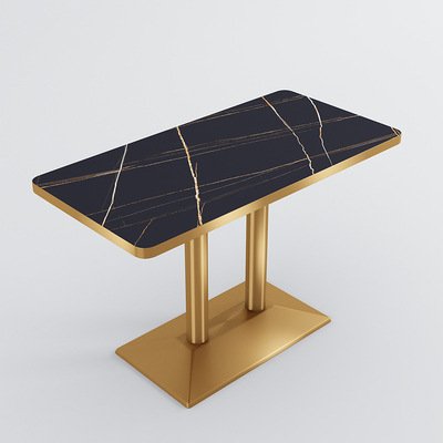 Kitchen Wooden Dining Room Furniture Table Restaurant Round Rectangular Decoration Modern Luxury Marble Dining Coffee Table