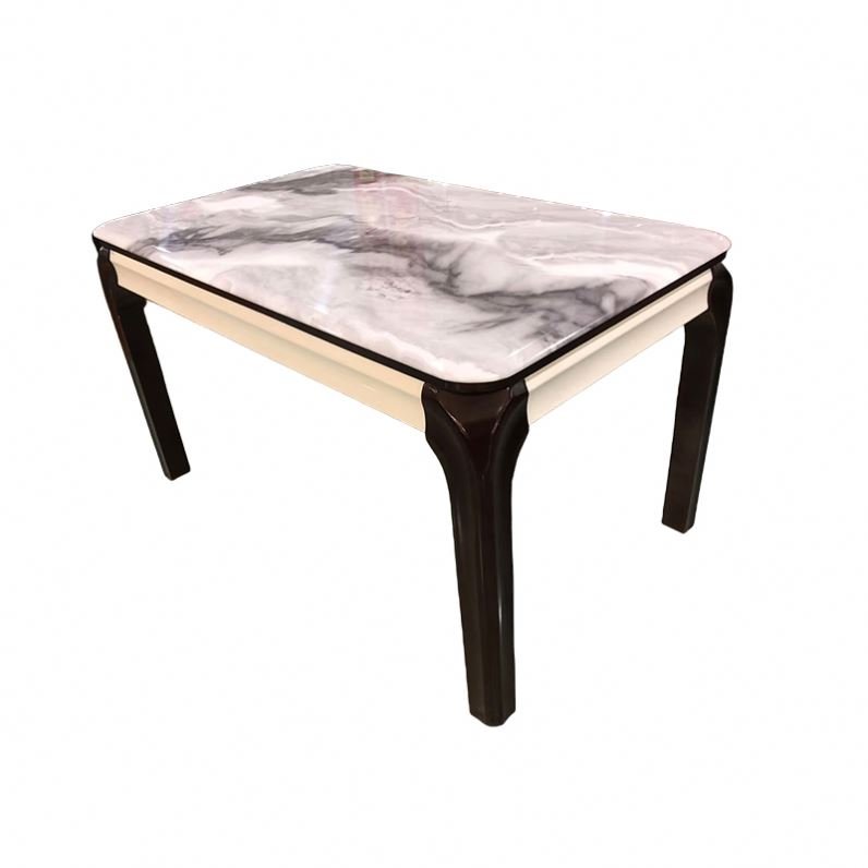 Apartment Household wooden legs dining table set and chair