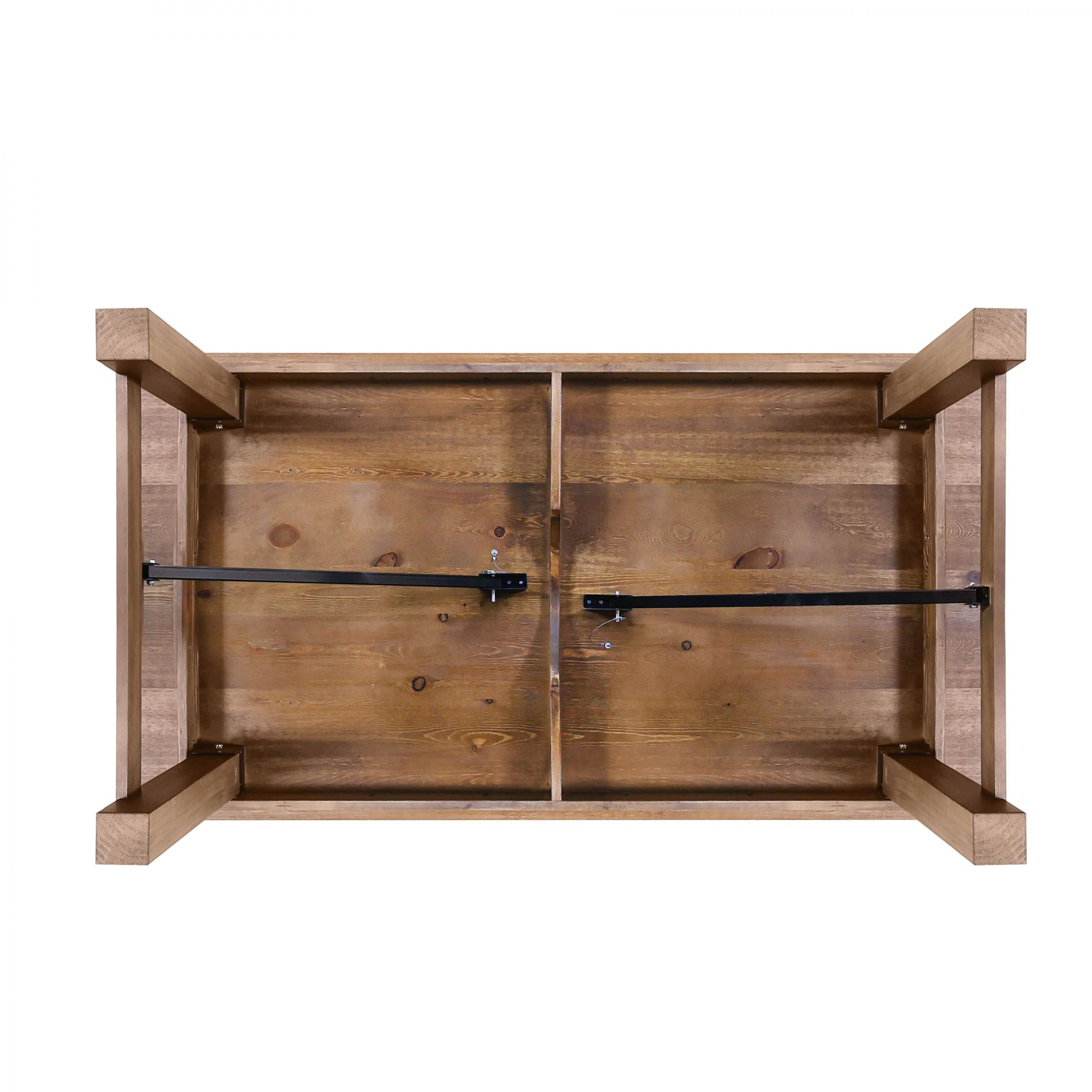 Vintage Style Outdoor Wedding Event Hotel Restaurant Folding Table For 10 Person Solid Wood Pine Farm Banquet Foldable Table