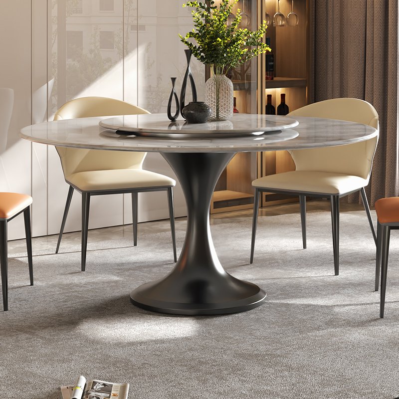 Dining Room Furniture Modern Design Dining Table Marble Top With Luxury Carbon Steel Base Dining Table Chairs Set recycled pine