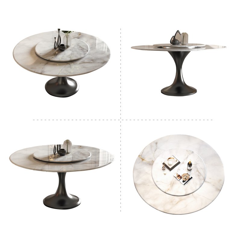 Dining Room Furniture Modern Design Dining Table Marble Top With Luxury Carbon Steel Base Dining Table Chairs Set recycled pine